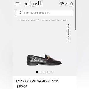 Minelli Paris, Snake Skin & Buckle Loafer